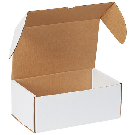 11 3/4 x 7 1/4 x 4 3/4″ White Outside Tuck Mailers ECT-32B 25/Case