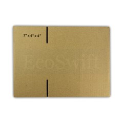 1-200 7x4x4 “EcoSwift” Cardboard Packing Mailing Shipping Corrugated Box Cartons
