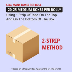 Moving Boxes 18″L X 14″W X 12″H 10-Pack Heavy Duty 2In X 25Yd Packaging
