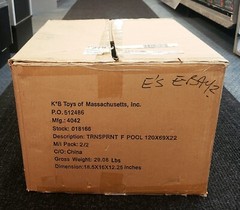 GENUINE AUTHENTIC – KB Kay Bee TOYS INC – SHIPPING BOX – 18.5X16X12.25″ INCH