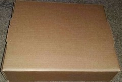 CORRUGATED CARDBOARD 12x10x3 SECURITY TAB Packing Shipping Mailing BOX – 25 PACK