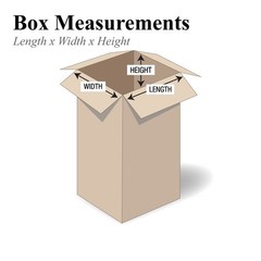 PARTNERS BRAND 8x8x36 Tall Corrugated Boxes, Tall, 8L x 8W x 36H, Pack of 25 …