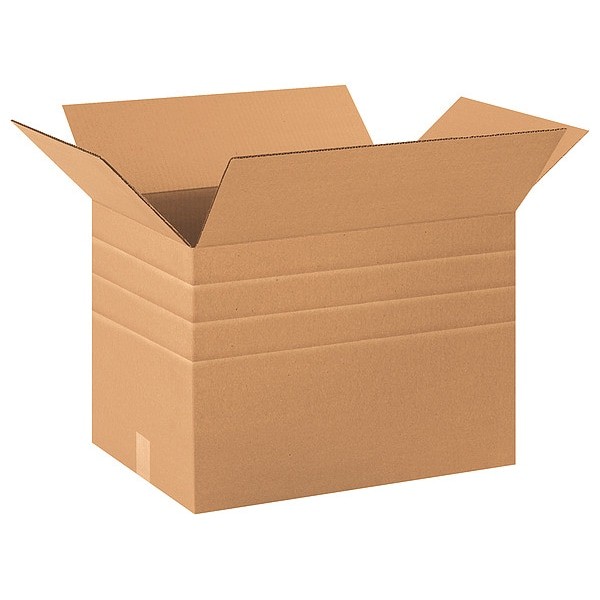 20x14x14 Shipping Boxes Mailing Packing Cardboard Corrugated Carton, Multi Depth