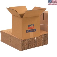 Brand New Shipping Boxes 12x12x12 Kraft 25-Pack