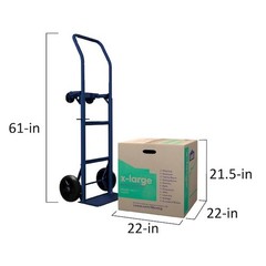 Classic Cardboard Moving Box with Handle Holes Fast shipping and Any Size