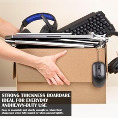 10x8x6 transport box corrugated cardboard box, easy to assemble, mail and move