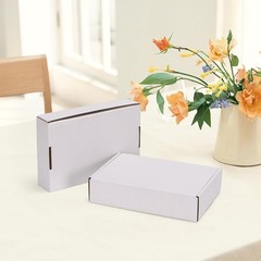 Brand New 6x4x1 Shipping Boxes Set of 30 White Corrugated Cardboard Mailer fo…