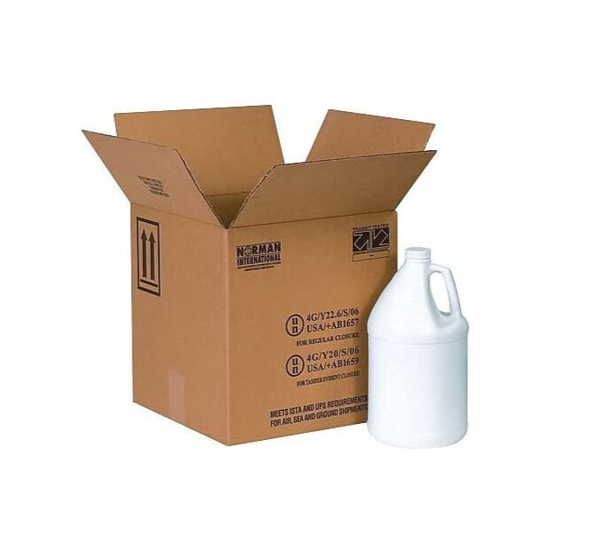 20 12″ x 6 x 12-3/4″ 2 – 1 Gallon Plastic Jug Hazardous Material Boxes