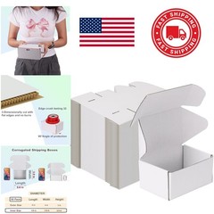 Lightweight Cardboard Shipping Boxes Pack of 50 6x4x3 Inches for Packaging