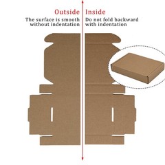 50 Pack 6x4x1 Inches Small Shipping Boxes, Brown Corrugated Cardboard Box