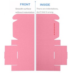 Black Shipping Mailers Packaging Boxes Wedding ECommerce 10.5×6.3×2 In 20 PCS