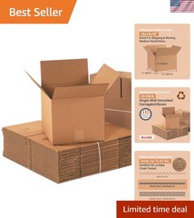 Brand New Shipping Boxes Medium 16x12x10 Standard Corrugated 25-Pack
