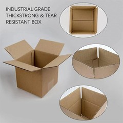 200 5x5x5 Cardboard Paper Boxes Mailing Packing Shipping Box Corrugated Carton