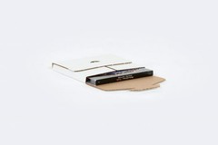 100 – 7 1/2×5 3/8×1 3/16″ DVD Case Corrugated Mailer – Holds 1 DVD White