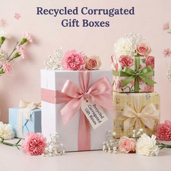 40-Pack White Corrugated Shipping Boxes, 8x6x6 Inches