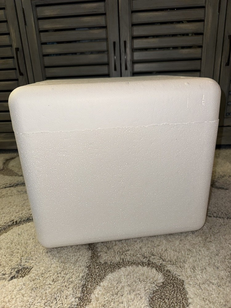 Insulated Styrofoam Cooler w/ shipping box NWT