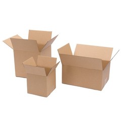 100 Corrugated Paper Boxes 4x4x4″（10*10*10cm）Yellow Sturdy and lightweight