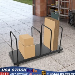 43″Lx18″Wx23″H Pole Adjustable Steel Carton Stand Cardboard Box Stand Rack
