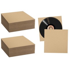 50 Pack 12-3/8 Inch Corrugated Cardboard Sheets for 12 Inch Vinyl LP Record