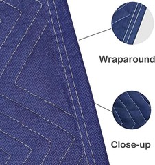 Moving Blankets 40 x 72in Heavy Duty Packing Blankets for Furniture Moving Wr…