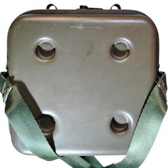 Thermodyne Hard Case – 9″x9″x7″, Olive Drab Green, Strap & Lock, No Foam