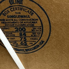 25 Pack 13x10x7″ Corrugated Shipping Boxes 200# Brown Packing Cartons