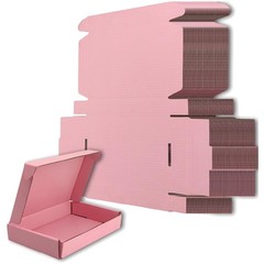 Pink Corrugated Shipping Boxes 7x5x1 – Pack of 100