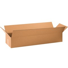 32106 Long Corrugated Cardboard Box 32″ L x 10″ W x 6 1/2″ H, Kraft, for Ship…