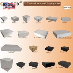 50 Pack 6X4X1” Small Shipping Boxes, Corrugated Cardboard Mailers for Business,