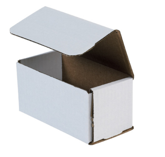 Pick Quantity! 1-350 6x3x2″ White Corrugated Mailer Small Folding Box Light Ship