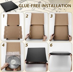 10 Sets Vinyl Record Mailers 12.8×12.8 x 1.1″ Shipping Boxes – NEW IN BOX!