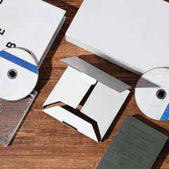 50 Pcs 5 5/8″L X 5″W X 7/16″H Cd Mailer Box Cd Shipping Boxes