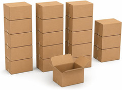 Medium Moving Boxes 18″L X 14″W X 12″H 20-Pack – Corrugated Cardboard Box for Sh