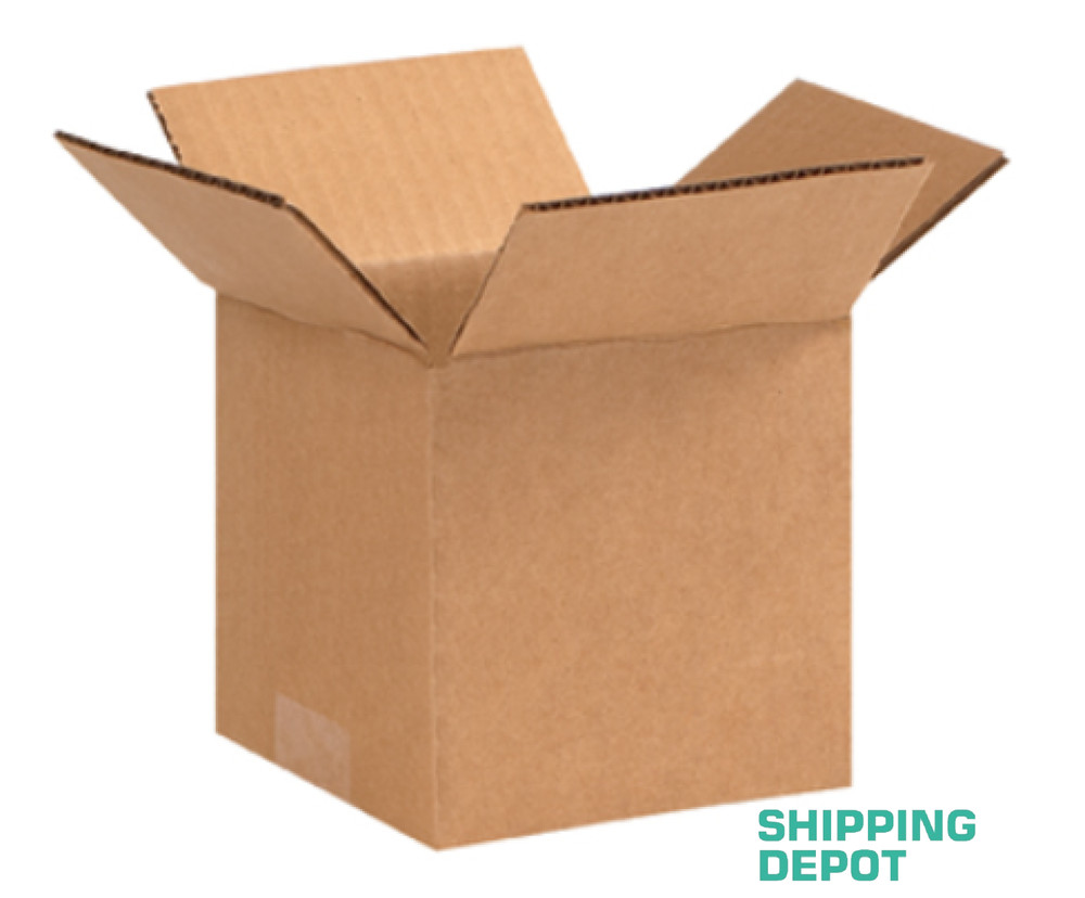 50 ~ 5x5x5″ Corrugated Kraft Cardboard Cartons Shipping Packing Box Boxes Cube