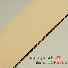 50 Packs 8×10 Inch Cardboard Sheets, Durable White Corrugated Cardboard Divider