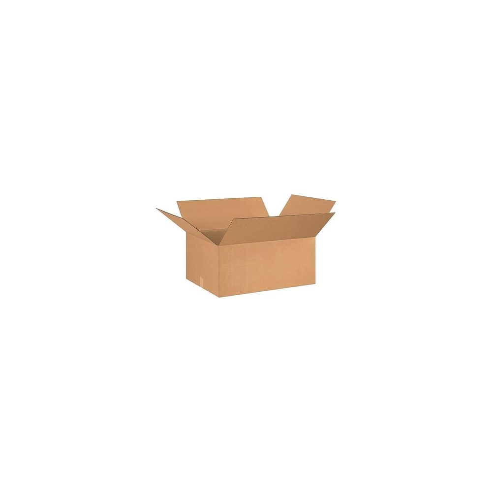 262012 Corrugated Cardboard Box 26″ L x 20″ W x 12″ H, Kraft, for Shipping, P…