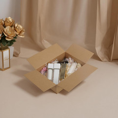 40 Packs 10X7X3 Shipping Boxes for Small Business, Corrugated Cardboard Boxes Bu
