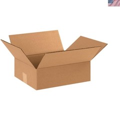 25-Pack 12x10x4 Heavy-Duty Corrugated Shipping Boxes – Eco-Friendly Solution
