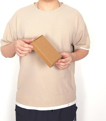 6X4X1 Inch Small Shipping Boxes, Set of 30 Mailing Boxes, Brown | 30 Smile Stick