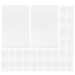 200Pcs White Packing Cushion Sleeves for Fragile Glass and Dish Storage