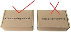 50 Pack 6x4x1 Inch Brown Corrugated Cardboard Shipping Boxes for Small Items