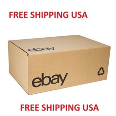 15″ x 10″ x 6″ Boxes logo Ebay Free Shipping USA