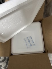 Insulated Styrofoam COOLER w/ shipping box | Cold refrigerated +ICE Pk 14x12x10”