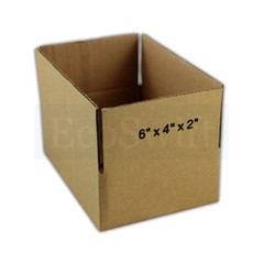 5 6x4x2 EcoSwift Cardboard Packing Moving Shipping Boxes Corrugated Box Cartons