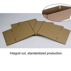 50 Pack 8x4x4 Inch Shipping Boxes Brown Corrugated Cardboard For Mailing