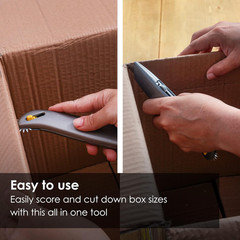 2 in 1 Carton Sizer Utility Knife Blade – Resize/Reduce Cardboard Shipping Boxes
