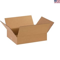 Flat Shipping Box Kraft 14x11x3