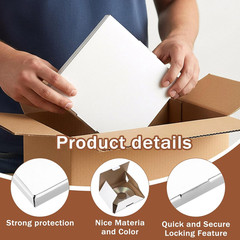 50 Pcs CD Mailer Boxes, 5 5/8″ X 5″ X 7/16″ CD Shipping Sleeves, Mailer Cardboar