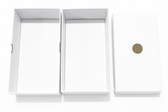 Universal Cell Phone Kitting Box 7x4x2 | Premium Thick White Cardboard Packaging