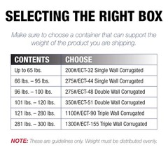 TAPE LOGIC 8x8x40 Tall Corrugated Boxes, Tall, 8L x 8W x 8″ x x 40″, Kraft
